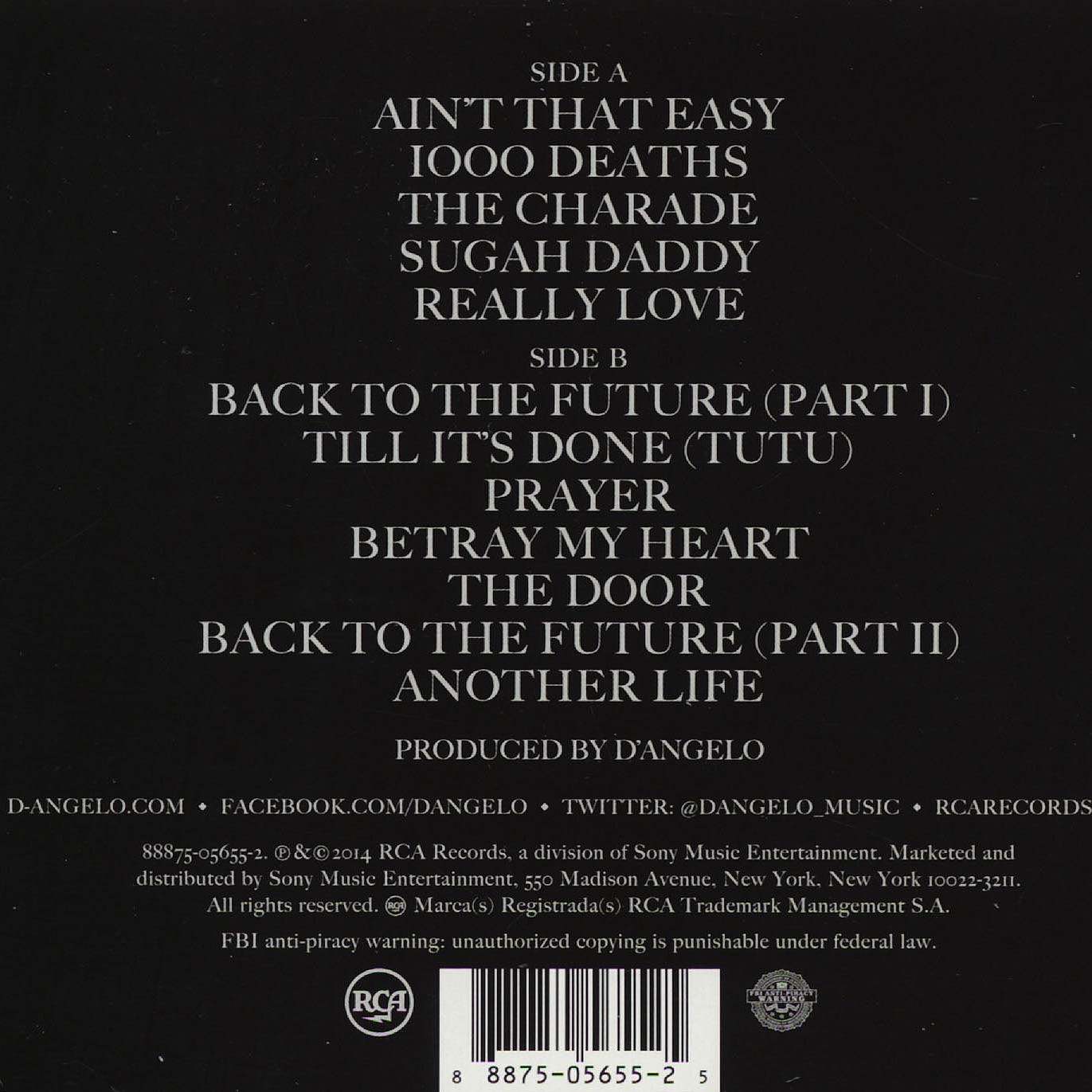 D'Angelo And The Vanguard - Black Messiah - 2LP - Image 2