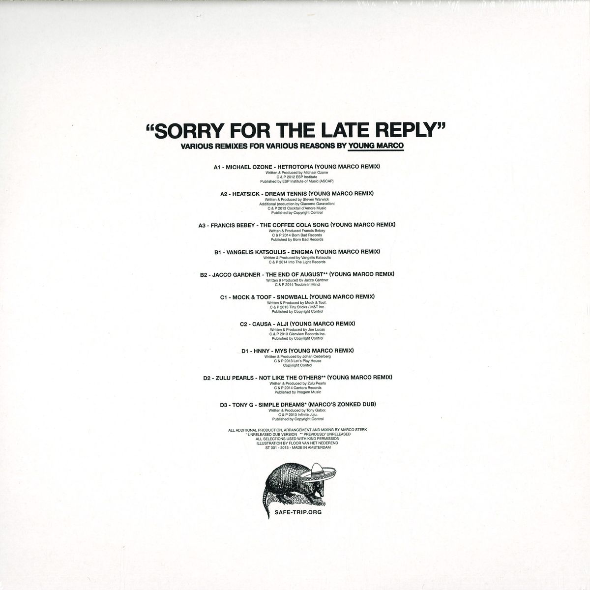 Young Marco - Sorry For The Late Reply - 2LP - Image 2