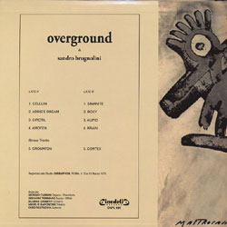 Sandro Brugnolini - Overground - LP - Image 2