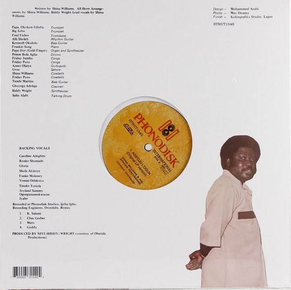 Shina Williams & His African Percussionists - Agb'oju L'ogun - 12" - Image 2