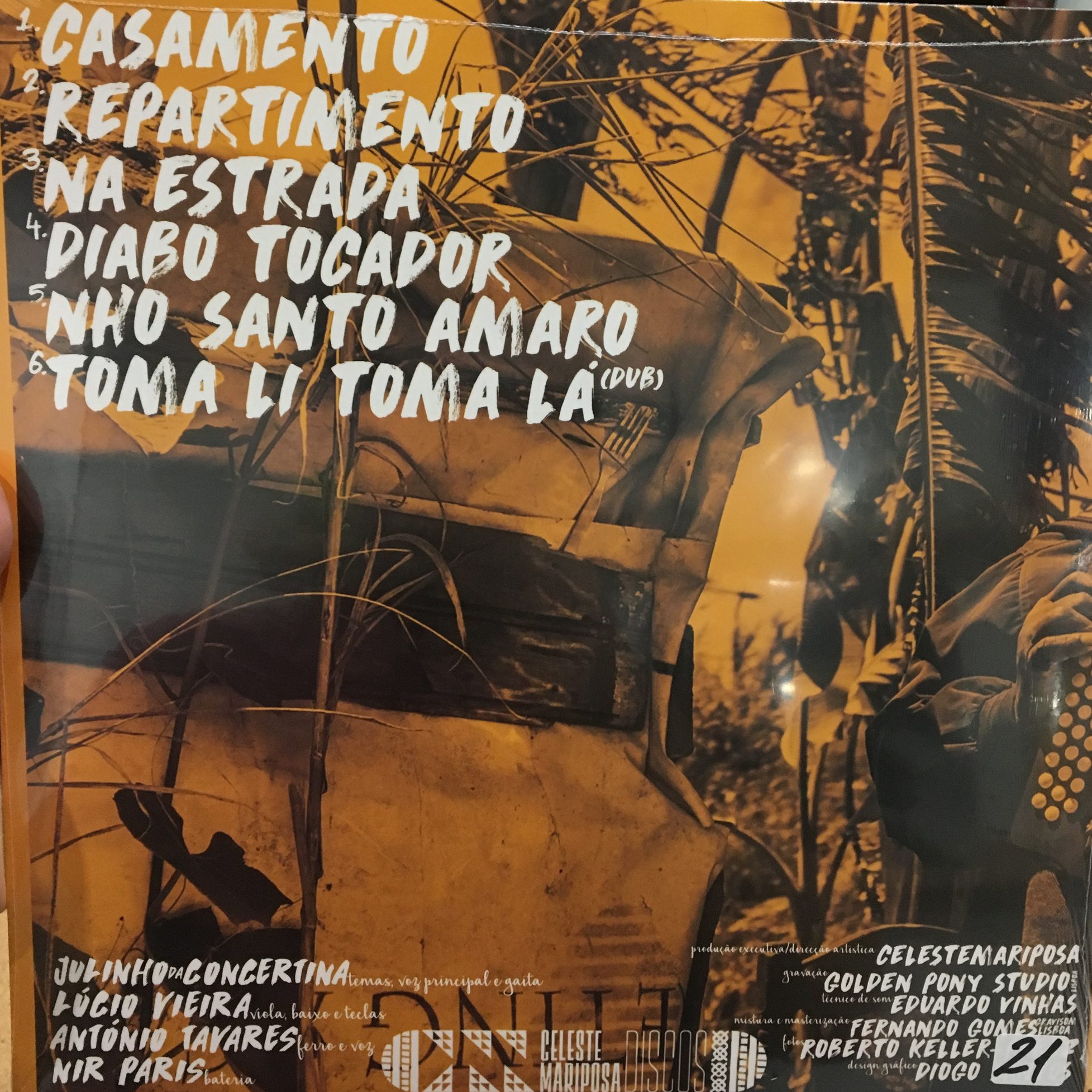 Julinho Da Concertina - Diabo Tocador - LP - Image 2