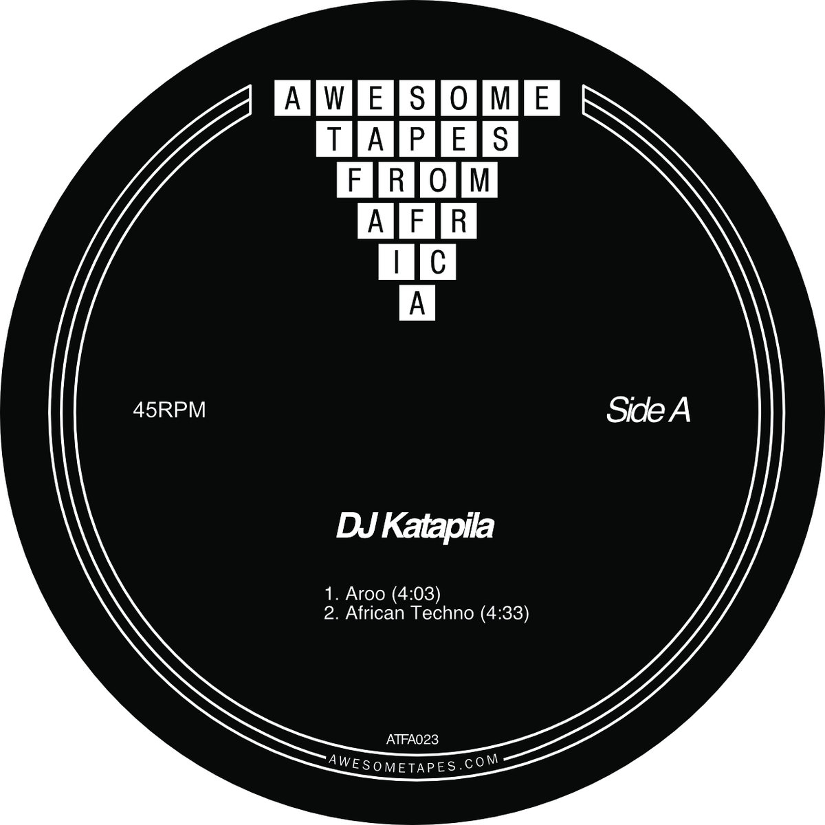 DJ Katapila - Aroo - 12" - Image 2