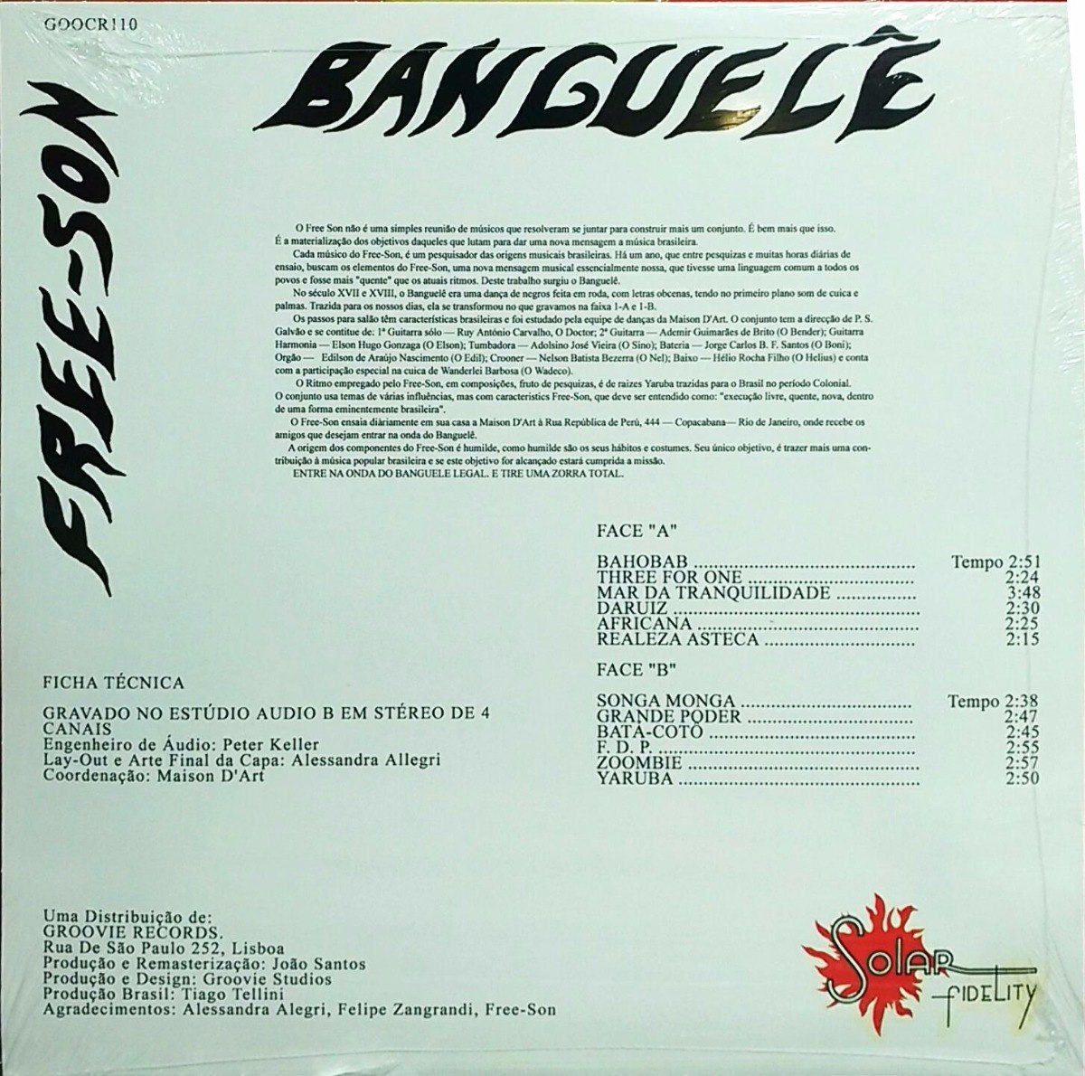 Free-Son - Banguelê - LP - Image 2