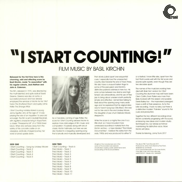 Basil Kirchin - I Start Counting - LP - Image 2