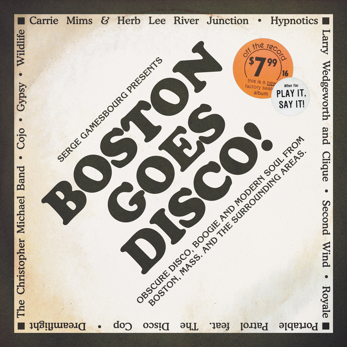 Serge Gamesbourg Presents: Boston Goes Disco! - 2CD