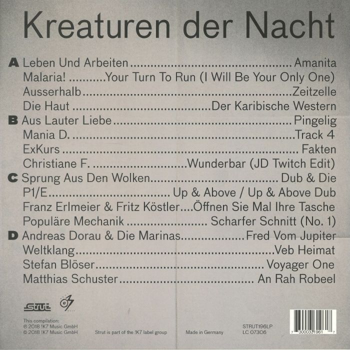 V/A - JD Twitch Presents: Kreaturen Der Nacht - CD - Image 2