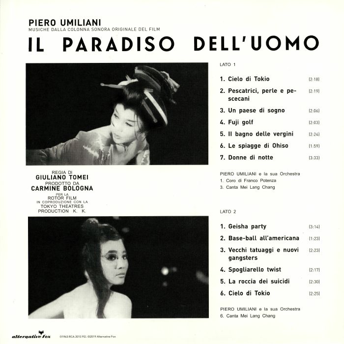 Piero Umiliani - Il Paradiso Dell'Uomo - LP - Image 2