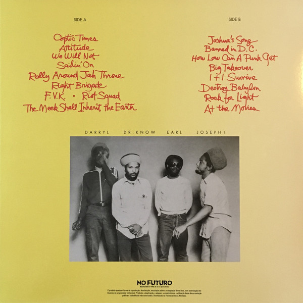 Bad Brains - Rock For Light - LP - Image 2