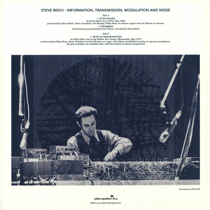 Steve Reich - Information, Transmission, Modulation And Noise - LP - Image 2