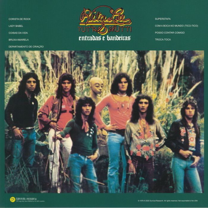 Rita Lee & Tutti Frutti - Entradas E Bandeiras - LP - Image 2