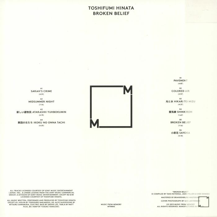Toshifumi Hinata - Broken Belief - LP - Image 2