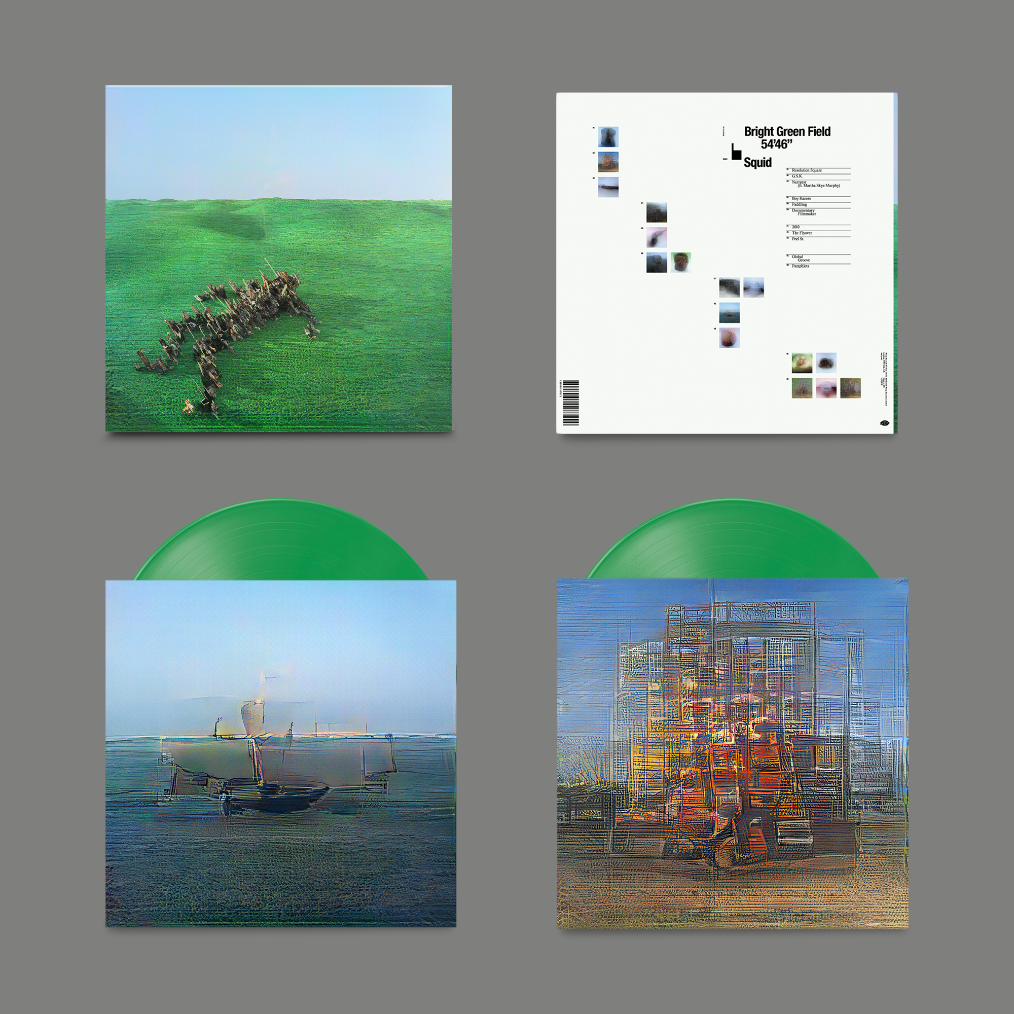 Squid - Bright Green Field - 2LP (Coloured) - Image 2