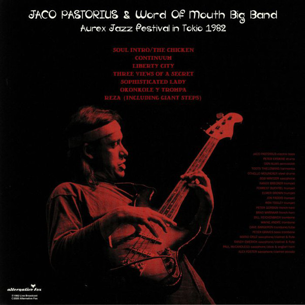 Jaco Pastorius & Word Of Mouth Big Band - Aurex Jazz Festival In Tokyo 1982 - LP - Image 2