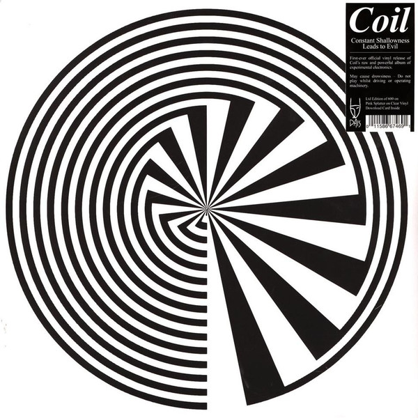Coil - Constant Shallowness Leads To Evil - 2LP (Pink Clear Splatter)