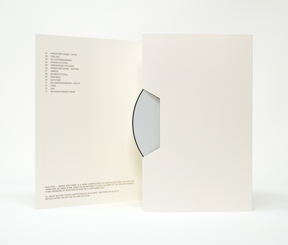 Alva Noto - Kinder Der Sonne - CD - Image 2