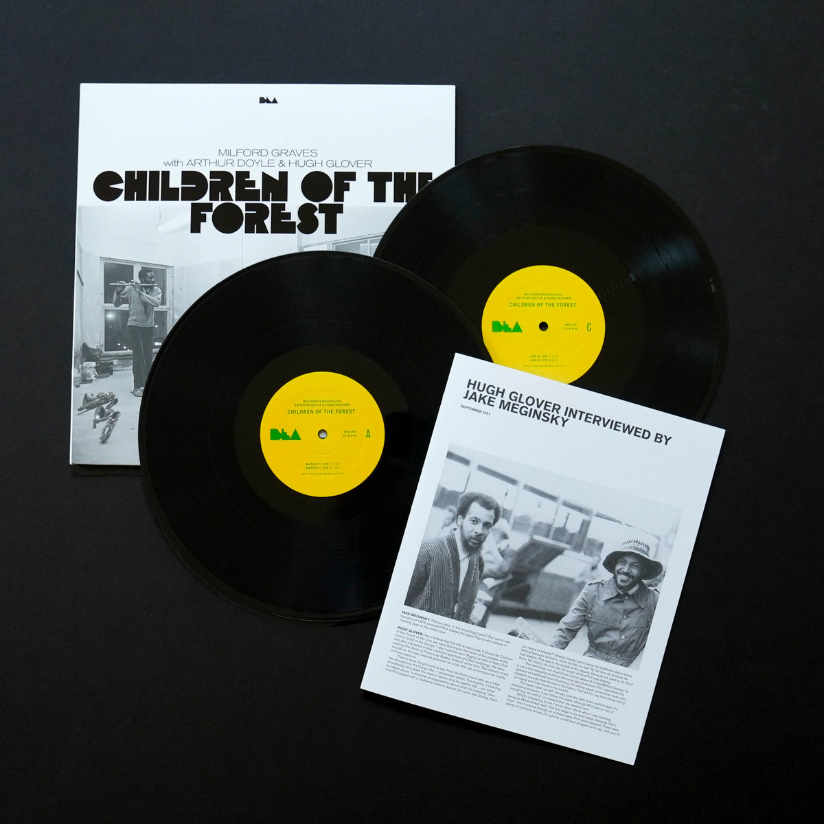 Milford Graves/Arthur Doyle/Hugh Glover - Children Of The Forest - 2LP - Image 2