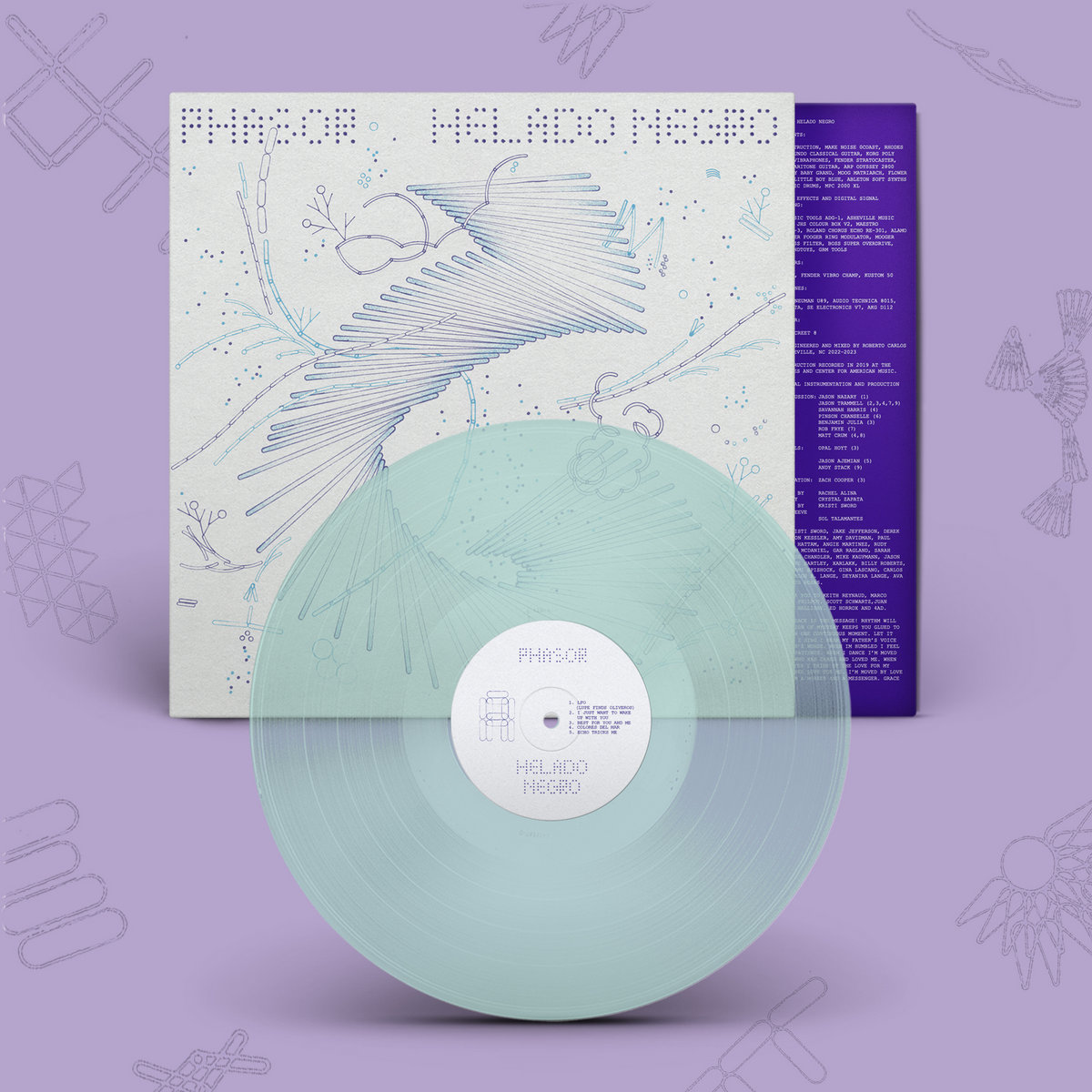 Helado Negro - Phasor - LP (Clear) - Image 2