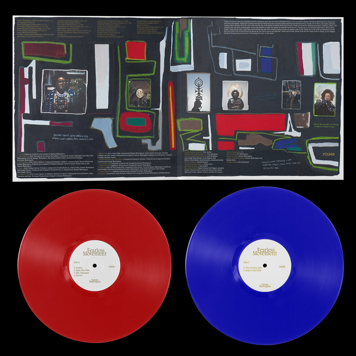 Kamasi Washington - Fearless Movement - 2LP (Red/Blue) - Image 3