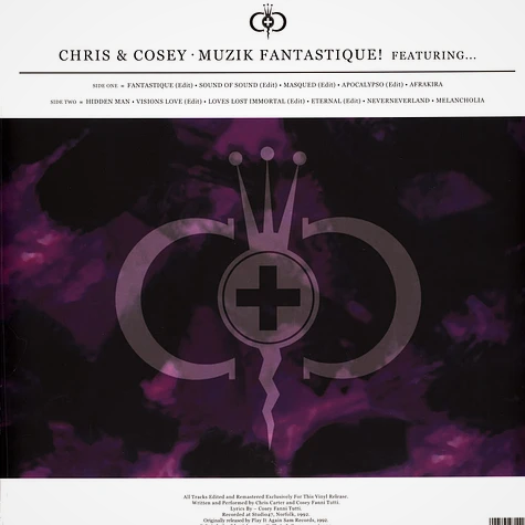 Chris & Cosey - Musik Fantastique! - LP (Pink/Purple) - Image 2